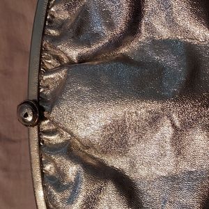 Silver clutch purse, used once